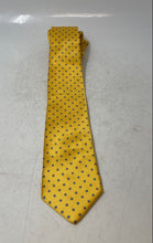 Load image into Gallery viewer, Francesco Rogani Mens Yellow Geometric Silk Adjustable Pointed Tie
