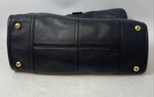 Load image into Gallery viewer, Michael Kors Womens Black Leather Double Handle Bottom Studs Shoulder Handbag

