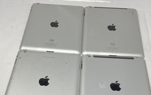 Load image into Gallery viewer, Lot Of 4 Pcs Apple iPads Gray Mixed iOS Tablets Not Tested Locked For Parts

