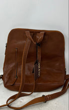 Load image into Gallery viewer, Oak &amp; Tan Womens Brown Leather Adjustable Strap Zip-Around Lined Backpack w/ Tag
