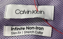 Load image into Gallery viewer, Calvin Klein Mens Purple Collared Long Sleeve Dress Shirt Size 34/35
