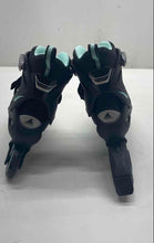 Load image into Gallery viewer, Rollerblade Womens Zetrablade Black And Light Blue Inline Skates Size 9
