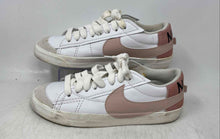 Load image into Gallery viewer, Nike Womens Blazer Low '77 Jumbo White Pink Lace-Up Sneakers Shoes Size 12
