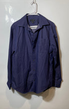 Load image into Gallery viewer, Banana Republic Mens Blue Cotton Long Sleeve Classic Fit Dress Shirt Size Medium

