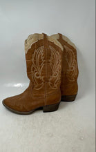 Load image into Gallery viewer, Coconuts Womens Cisco Brown Leather Pull On Cowgirl Western Boots Size 7 M
