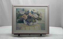 Load image into Gallery viewer, Daylilies Matted Framed Table Top Still Life Floral Signed Wall Decor Art Print
