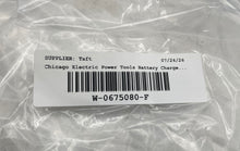 Load image into Gallery viewer, Chicago Electric Black Power Tools Battery Charger With LED Indicator Not Tested
