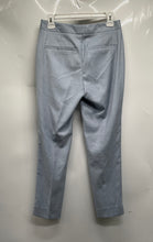 Load image into Gallery viewer, Zara Womens Blue Flat Front Slash Pocket Straight Leg Dress Pants Size 2
