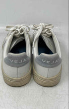 Load image into Gallery viewer, Veja Womens V-12 White Gray Leather Low Top Lace-Up Sneaker Shoes Size 7
