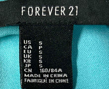 Load image into Gallery viewer, Forever 21 Womens Blue Green Tie-Dye Sleeveless Fit &amp; Flare Dress Size Small
