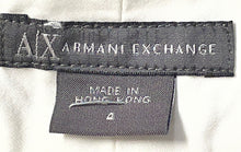 Load image into Gallery viewer, Armani Exchange Womens White Flat Front Pockets Wide-Leg Dress Pants Size 4
