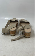 Load image into Gallery viewer, Marc Fisher Womens Gray Suede Open Toe Wedge Platform Sandals Size 7

