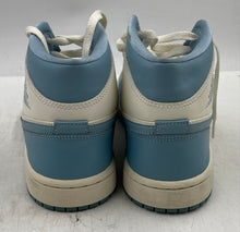 Load image into Gallery viewer, Authentic Nike Womens Air Jordan 1 Mid BQ6472-141 Blue White Sneakers Shoes Sz 9
