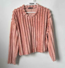 Load image into Gallery viewer, Zara Womens Pink Ribbed Long Sleeve Crew Neck Pullover Sweater Size Small
