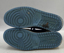 Load image into Gallery viewer, Authentic Nike Mens Jordan 1 Retro Blue White Sneaker Shoes Size 12 Worn Soles
