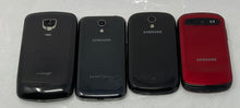 Load image into Gallery viewer, Lot Of 4 Pcs Samsung Multicolor Mixed Android Smartphones Not Tested For Parts
