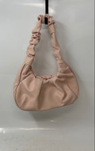 Load image into Gallery viewer, Olivia &amp; Kate Womens Scrunch Pink Leather Inner Zip Pocket Shoulder Handbag
