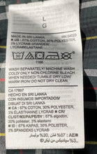 Load image into Gallery viewer, Old Navy Mens Multicolor Plaid Go-Dry Slim Fit Pro Signature Dress Shirt Size L
