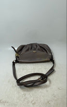Load image into Gallery viewer, Juicy Couture Womens Brown Metallic Faux Leather Magnetic Flap Crossbody Bag
