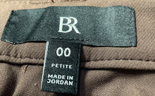 Load image into Gallery viewer, Banana Republic Womens Brown Refined Utility Ankle Pants Sz 00 Petite With Tags
