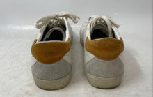 Load image into Gallery viewer, Scalpers Mens Henry White Leather Low Top Lace-Up Sneaker Shoes Size 8.5

