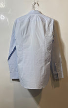 Load image into Gallery viewer, Hugo Boss Mens Blue Long Sleeve Collared Slim Fit Stretch Dress Shirt Size 38/15
