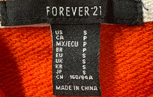 Load image into Gallery viewer, Forever 21 Mens Orange Kangaroo Pocket Long Sleeve Pullover Hoodie Size S
