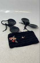 Load image into Gallery viewer, Flamenco Black Lightweight Small Castanets Spanish Castanet With Pouch
