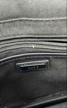 Load image into Gallery viewer, Aldo Womens Black Chevron Leather Adjustable Chain Strap Crossbody Bag
