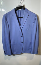 Load image into Gallery viewer, Calvin Klein Mens Blue Notch Lapel Single Breasted Two-Button Blazer Size 42S
