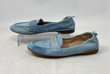 Load image into Gallery viewer, Kate Spade Womens Eliza Blue Suede Moc Toe Slip-On Loafer Flats Size 7B
