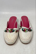Load image into Gallery viewer, Brighton Womens Eliza White Leather Slip-On Closed Toe Mule Shoes Size 7 M
