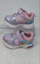 Load image into Gallery viewer, Ground Up X Bluey &amp; Bingo Kids Pink Low Top Hook &amp; Loop Sneaker Shoes Size 6
