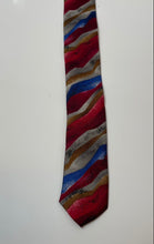 Load image into Gallery viewer, Club Milano Mens Multicolor Printed Silk Adjustable Designer Tie
