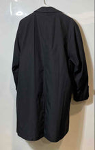 Load image into Gallery viewer, London Fog Mens Black Long Sleeve Pockets Trench Coat Size 40 Short
