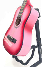Load image into Gallery viewer, Pink Sunburst 6-String Right-Handed Beginners Acoustic Guitar For Kids
