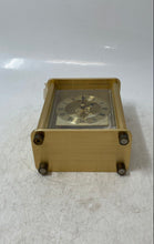 Load image into Gallery viewer, Linden Gold-Tone Decorative Quartz Battery-Operated Analog Desk Clock
