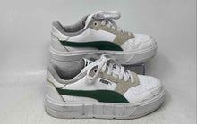 Load image into Gallery viewer, Puma Womens Cali Court 395887-01 White &amp; Green Lace-Up Sneaker Shoes Size 6.5
