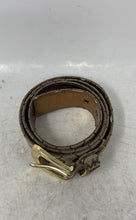 Load image into Gallery viewer, Michael Kors Womens Brown Signature Print Adjustable Formal Dress Belt
