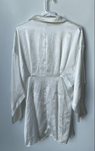 Load image into Gallery viewer, Zara Womens White Collared Long Sleeve Button-Front Shirt Dress Size XL
