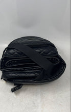 Load image into Gallery viewer, Tushbaby Black Quilted Leather Adjustable Strap Zip-Around Hip Seat Baby Carrier
