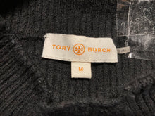 Load image into Gallery viewer, Authentic Tory Burch Womens Black Long Sleeve Pullover Sweater Size Medium
