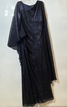 Load image into Gallery viewer, Betsy Adam Womens Blue Cut-Out Back Evening Ball Gown Dress Size 16
