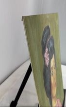 Load image into Gallery viewer, Japanese Geisha Woman Portrait Decorative Oil Painting Signed By Sonia
