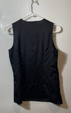 Load image into Gallery viewer, Ann Taylor Womens Black Sleeveless Front Ruffle Pullover Blouse Top Size 0
