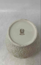 Load image into Gallery viewer, Lenox White Ceramic Embossed Home Decorative Large Flower Vase Collectible
