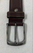 Load image into Gallery viewer, Bronzino Mens Brown Genuine Leather Adjustable Dress Belt Size 36/80
