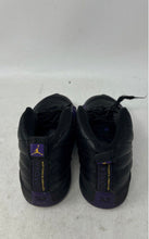 Load image into Gallery viewer, Nike Kids Air Jordan 12 Retro Black Purple Sneaker Shoes Size 11C No Insole
