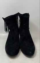 Load image into Gallery viewer, Sam Edelman Womens Black Leather Zipper Block Ankle Boots Size 10M
