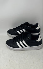Load image into Gallery viewer, Adidas Mens Grand Court F36393 Black White Lace-Up Low Top Sneaker Shoes Size 7
